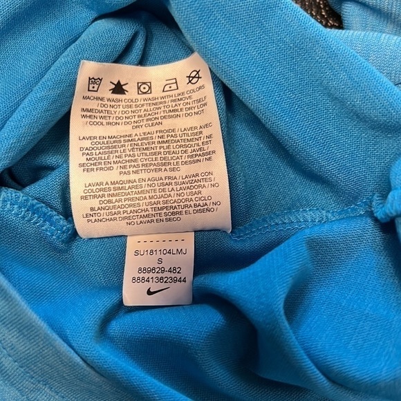 Nike Dri Fit Baby Blue Tshirt SZ Small - Picture 6 of 6